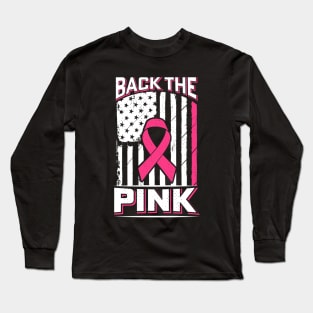 BACK THE PINK Long Sleeve T-Shirt